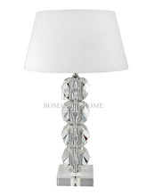 Krystalglaslampe Vermont 14 x 14 x 52 cm